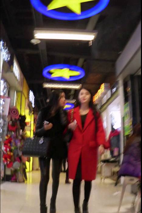 [街拍客视频]jx0746 极品紧身皮裤纤细美腿大美女