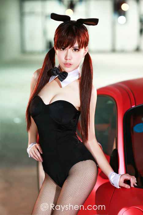 [睿奢文化性感美女写真]ID0034 130916翘臀黑丝兔女
