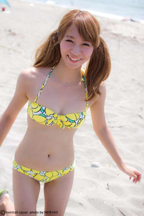 [双马尾辫清纯可爱美女写真]ID381 鈴木 優美【水