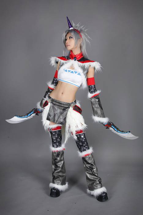 [韩国团体Spiral Cat's螺旋猫Cosplay写真]ID0162 怪物猎