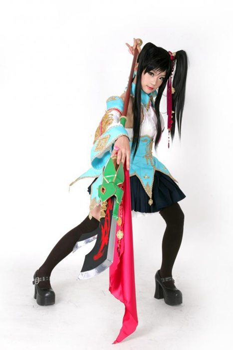 [韩国团体Spiral Cat's螺旋猫Cosplay写真]ID0163 恋姬†
