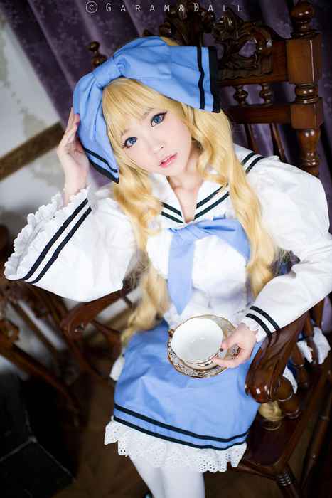 [韩国团体Spiral Cat's螺旋猫Cosplay写真]ID0199 蔷薇少