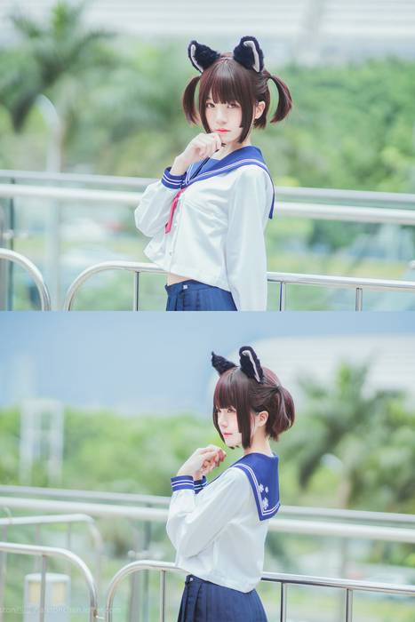 [性感妹子桜桃喵写真]ID0067.猫儿制服(桜桃喵 )-